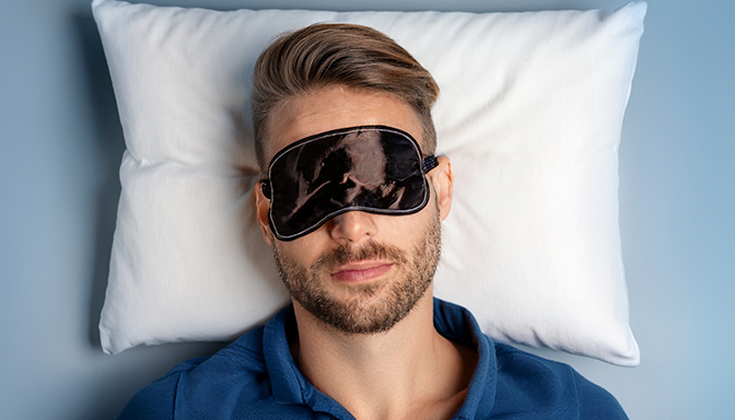 man sleeping