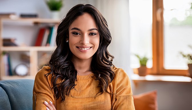 woman confident