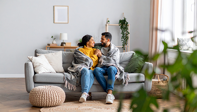 one partner expressing gratitude