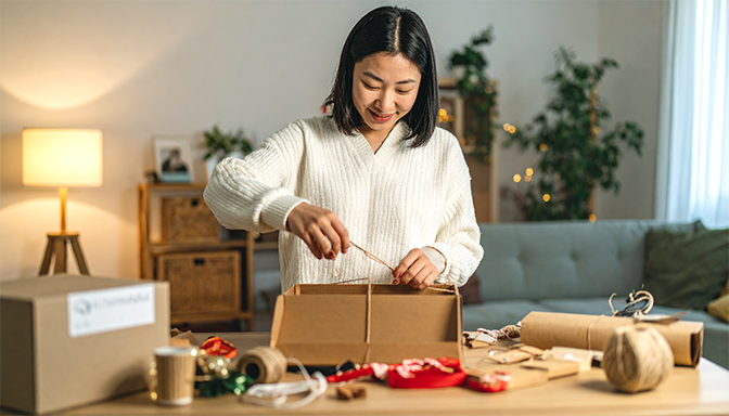 packing thoughtful care package