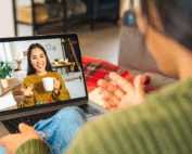 Positive Flip Home - Transform Your Relationships 5 two best friends on video call