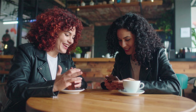 women at coffee shop
